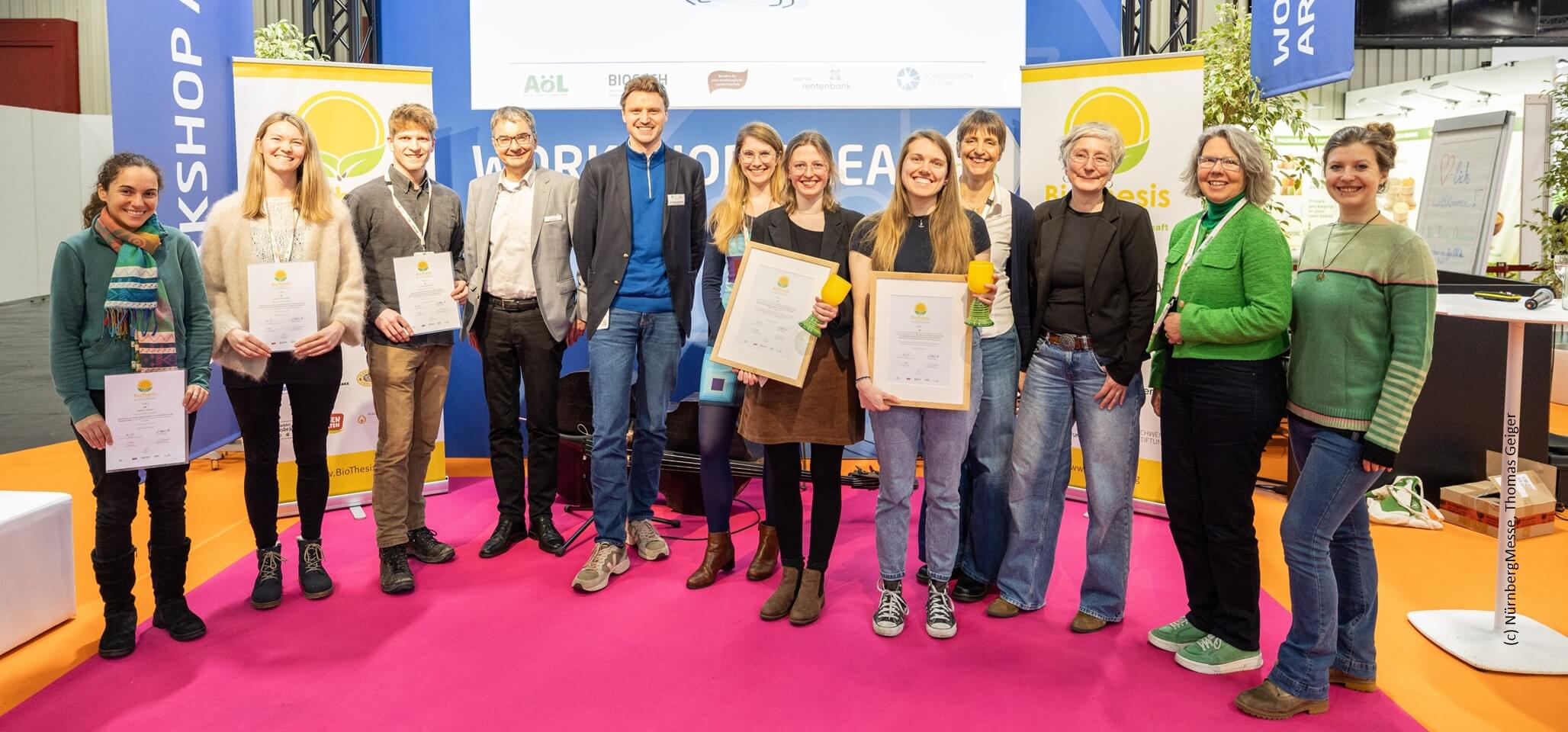 (c) NürnbergMesse/Thomas Geiger BioThesis, Forschungspreis, Julia Dahl, Annika Ortmann